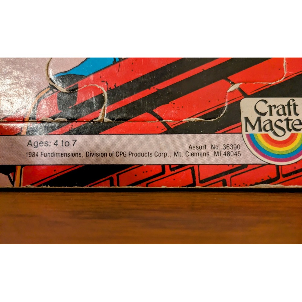 Vintage 1984 Batman 15 Piece Puzzle Craft Master DC Comics Super Powers - Picture 7 of 9